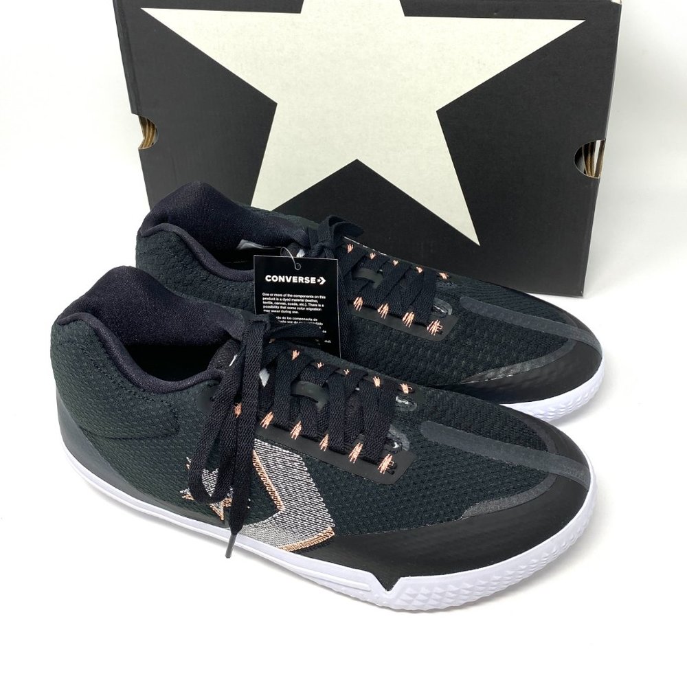 Converse AS BB Evo Mid Mesh Black Hi Vis Sneaker M - Picture 9 of 10